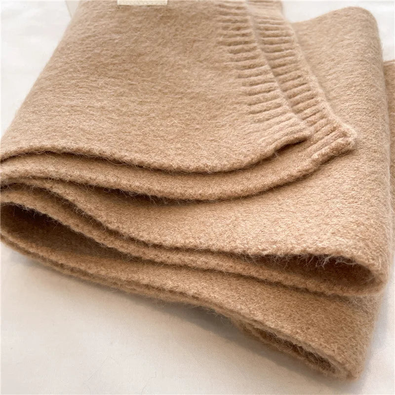 Warm Knitted Scarf – Soft Unisex Autumn Winter Scarf