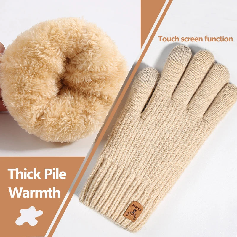 Women’s Fleece Lined Touchscreen Gloves – Warm Winter Gloves