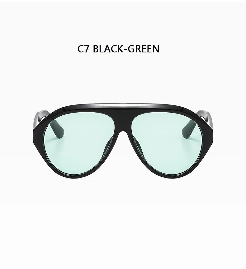 Women's Oversized Pilot Sunglasses – Large Frame Fashion Shades