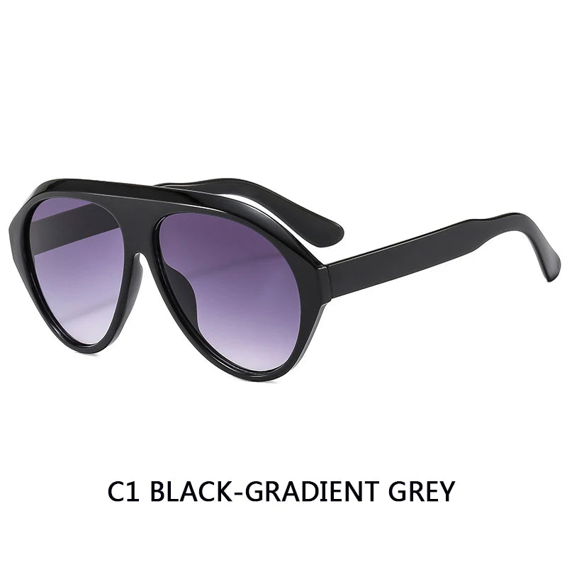 Women's Oversized Pilot Sunglasses – Large Frame Fashion Shades