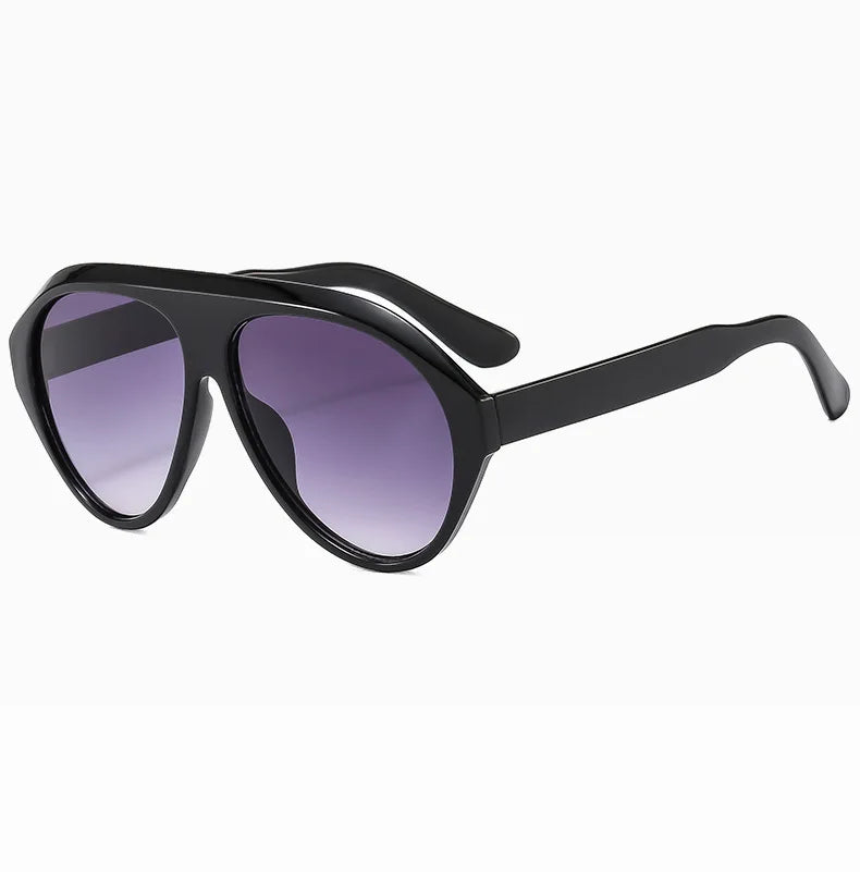 Women's Oversized Pilot Sunglasses – Large Frame Fashion Shades