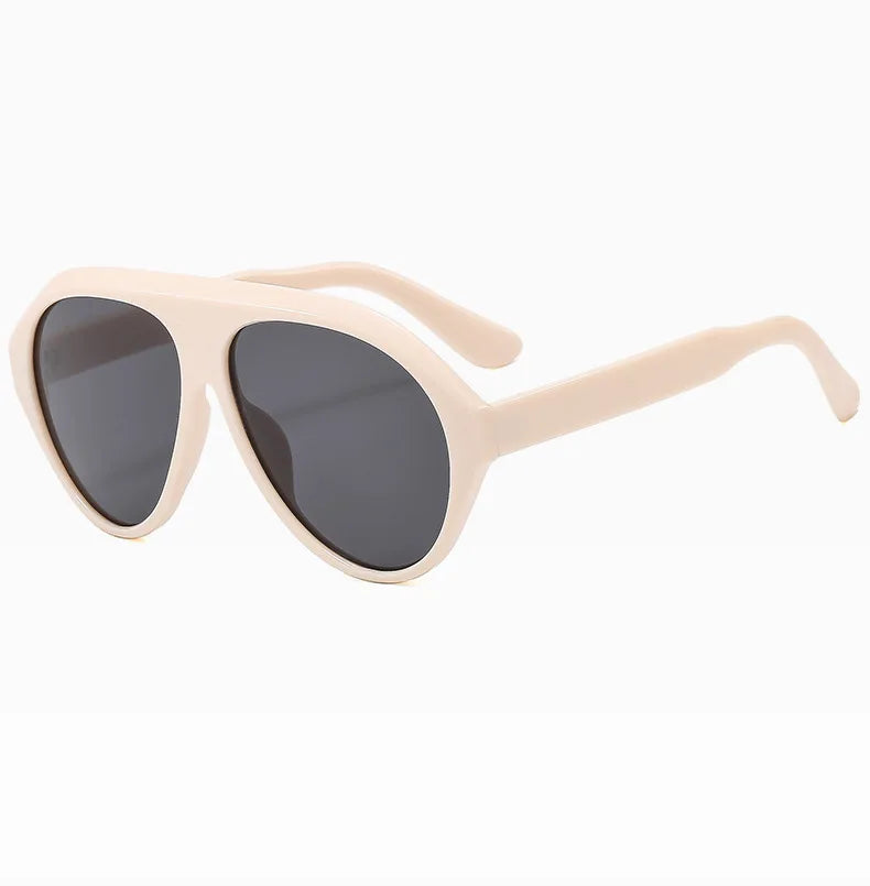 Women's Oversized Pilot Sunglasses – Large Frame Fashion Shades
