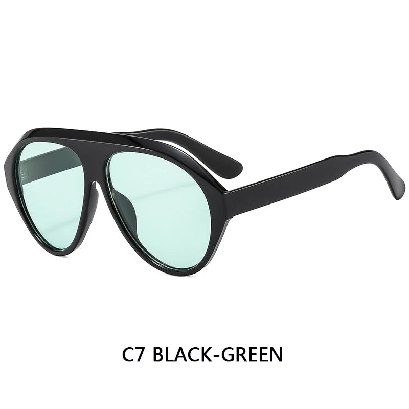 Women's Oversized Pilot Sunglasses – Large Frame Fashion Shades