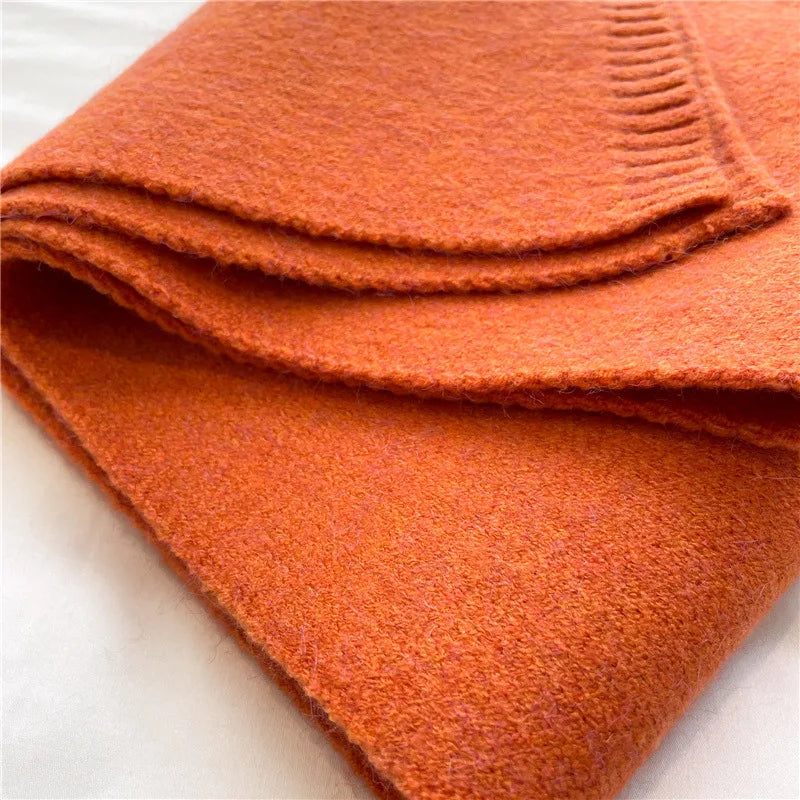 Warm Knitted Scarf – Soft Unisex Autumn Winter Scarf