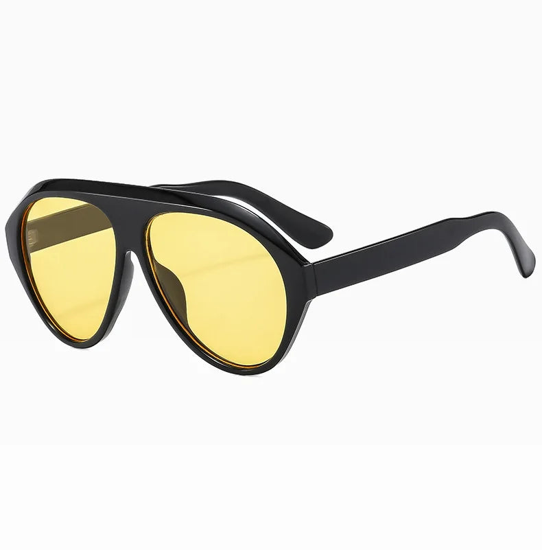 Women's Oversized Pilot Sunglasses – Large Frame Fashion Shades