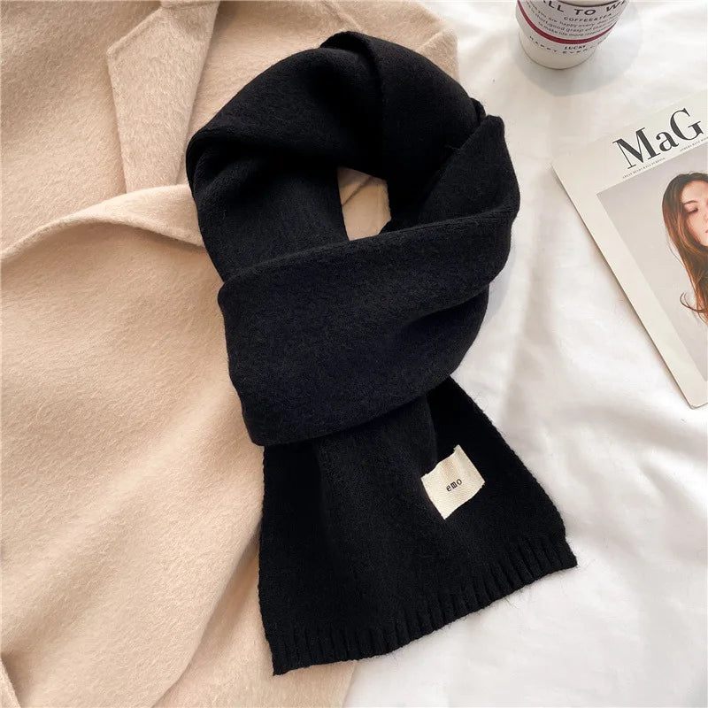 Warm Knitted Scarf – Soft Unisex Autumn Winter Scarf