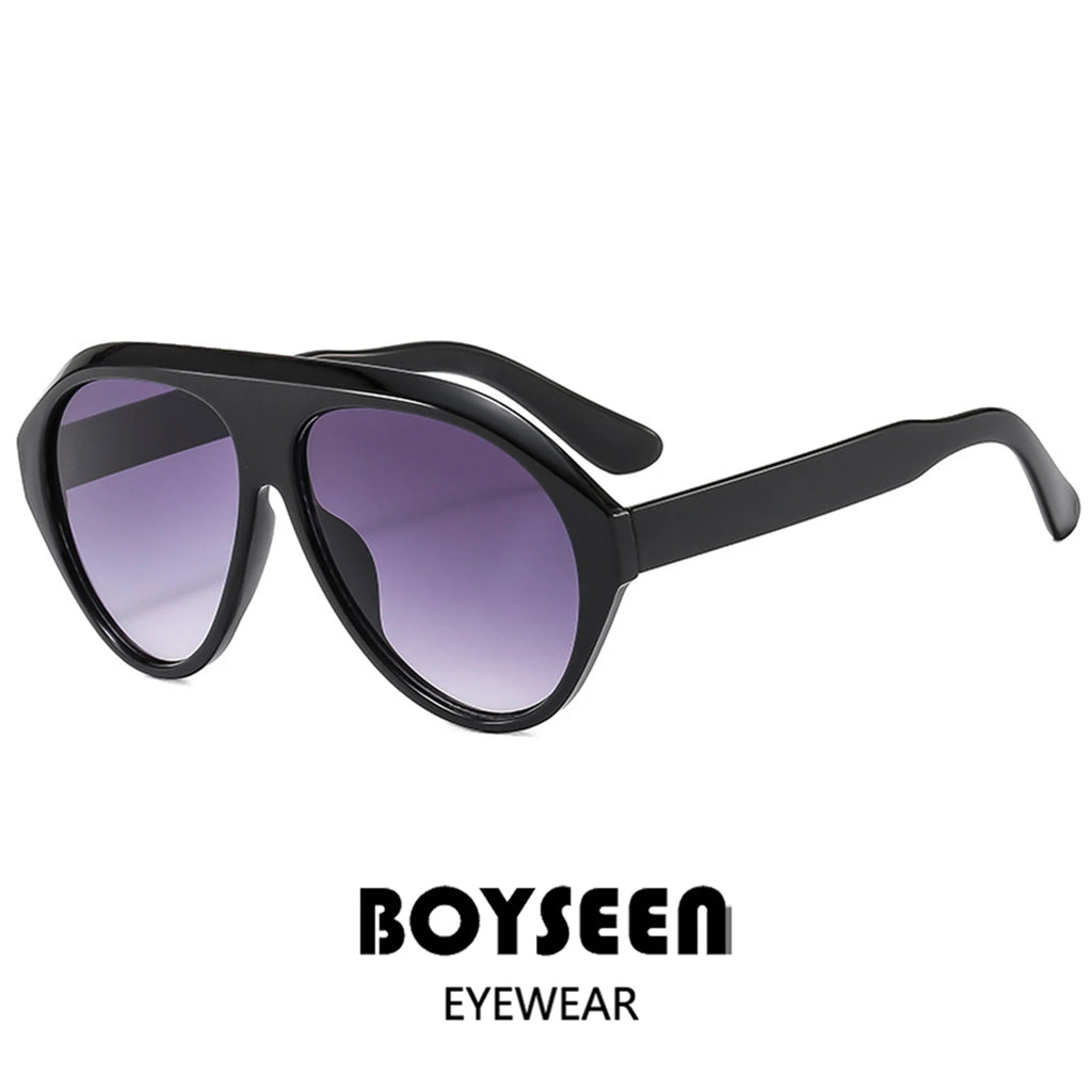 Women's Oversized Pilot Sunglasses – Large Frame Fashion Shades