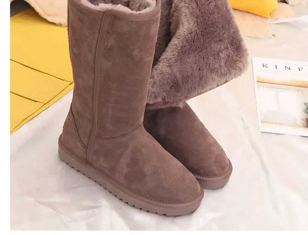 Women’s Fur-Lined Knee-High Winter Boots