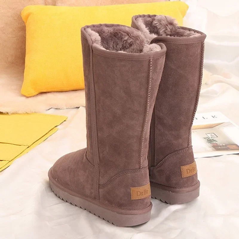 Women’s Fur-Lined Knee-High Winter Boots