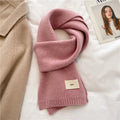Warm Knitted Scarf – Soft Unisex Autumn Winter Scarf