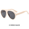 Women's Oversized Pilot Sunglasses – Large Frame Fashion Shades