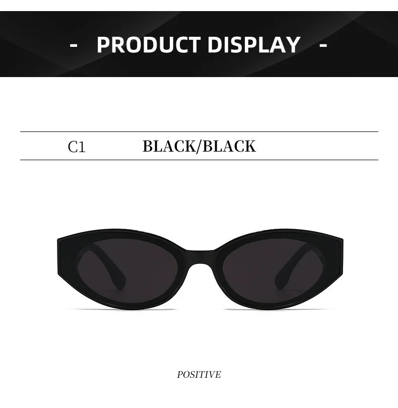 Women's Luxury Oval Sunglasses – Minimalist Fashion Shades