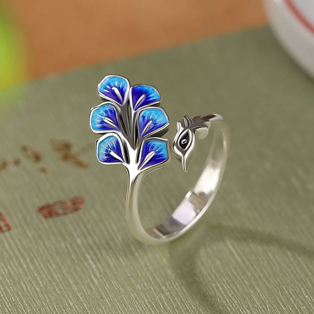 Wedding Ring Peacock Open Ring Engagement Ring Open For Engagement Gift For Women Wedding