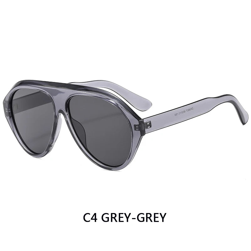 Women's Oversized Pilot Sunglasses – Large Frame Fashion Shades