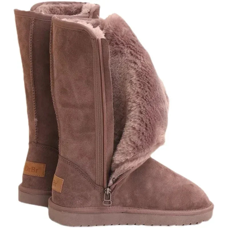 Women’s Fur-Lined Knee-High Winter Boots