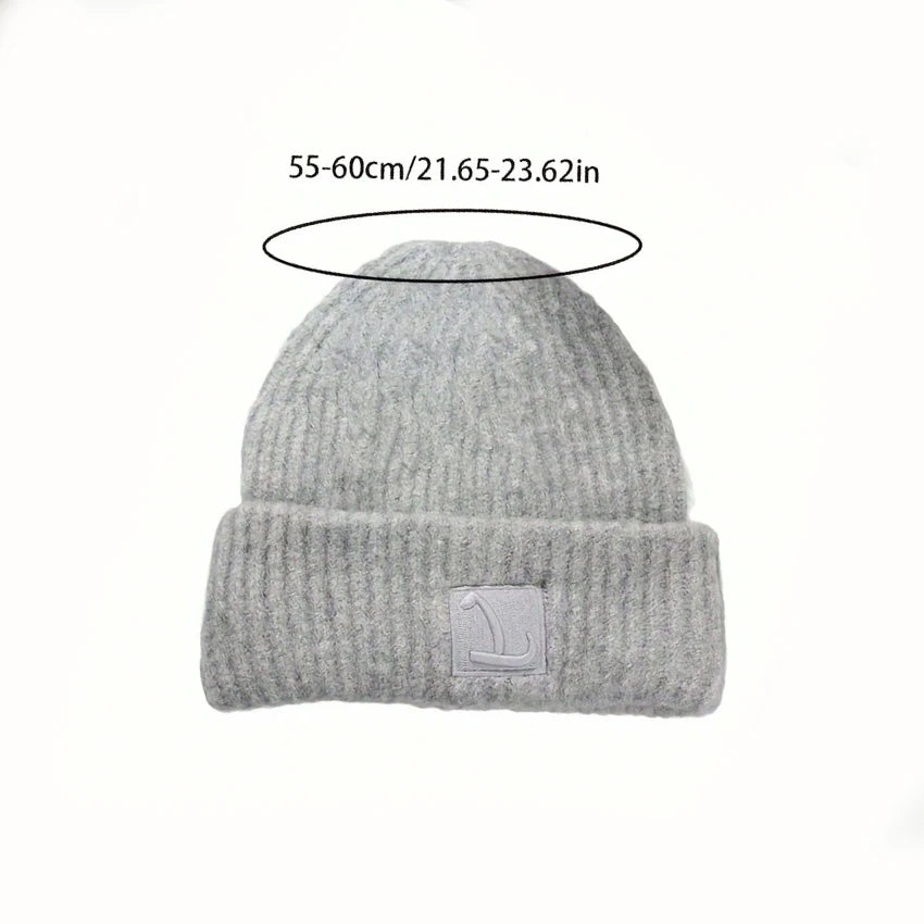 Women’s Warm Chunky Knit Beanie – Tassel Winter Hat