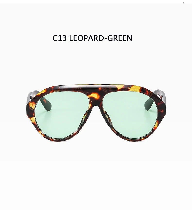 Women's Oversized Pilot Sunglasses – Large Frame Fashion Shades