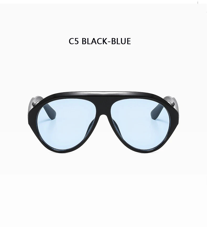 Women's Oversized Pilot Sunglasses – Large Frame Fashion Shades