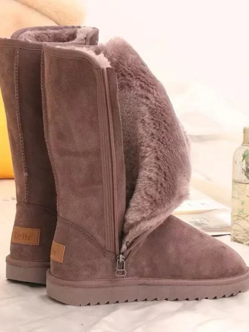 Women’s Fur-Lined Knee-High Winter Boots