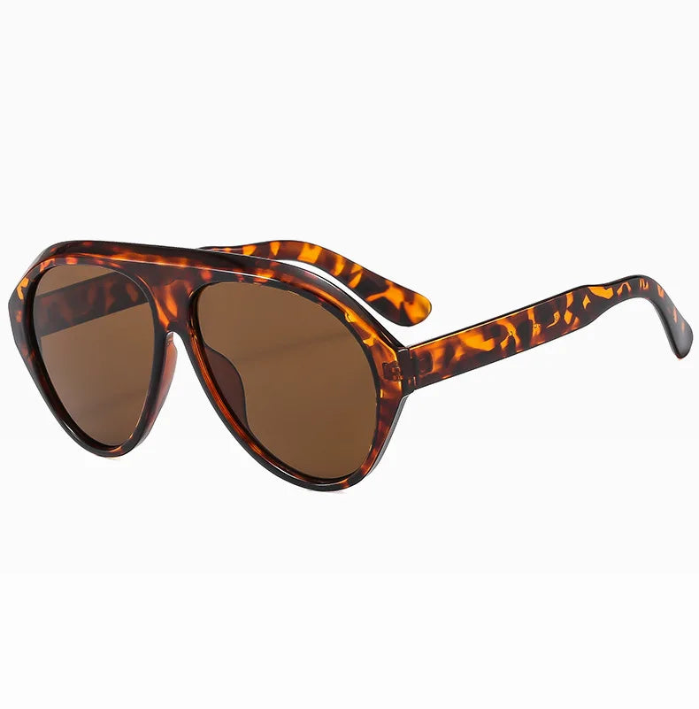 Women's Oversized Pilot Sunglasses – Large Frame Fashion Shades