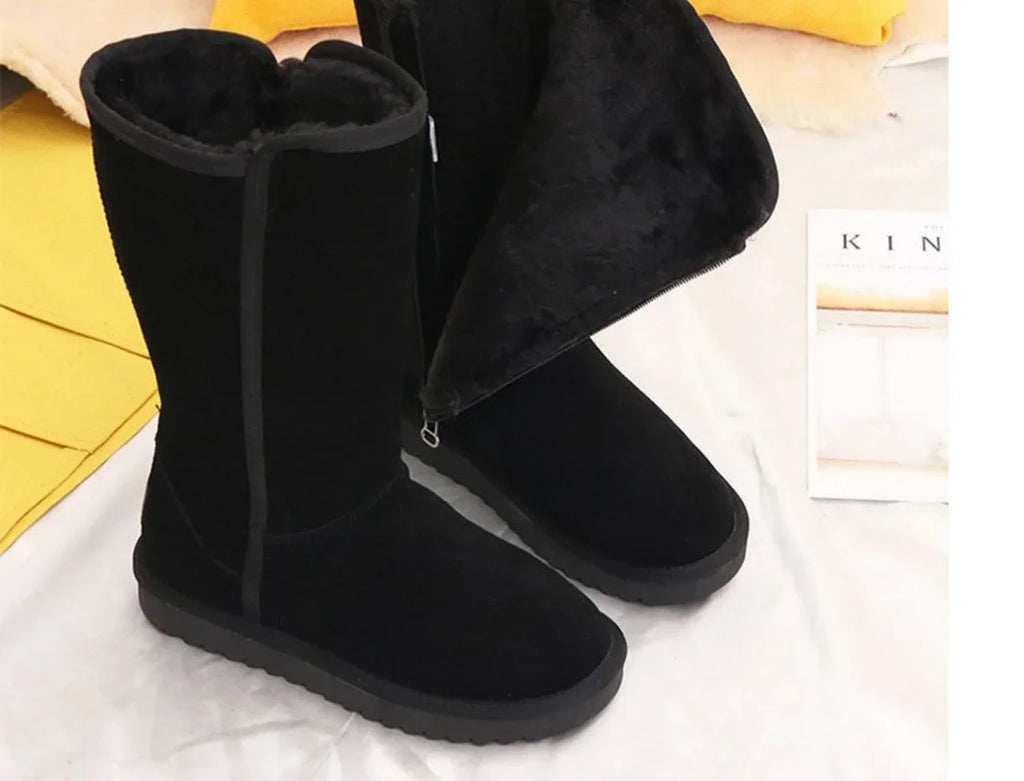 Women’s Fur-Lined Knee-High Winter Boots