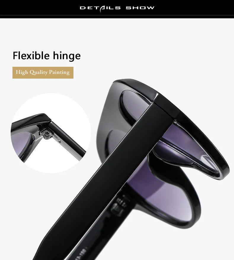 Women's Oversized Pilot Sunglasses – Large Frame Fashion Shades
