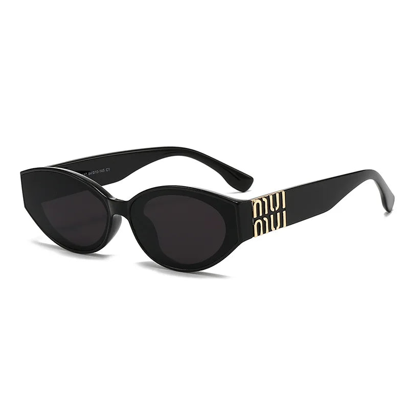 Women's Luxury Oval Sunglasses – Minimalist Fashion Shades